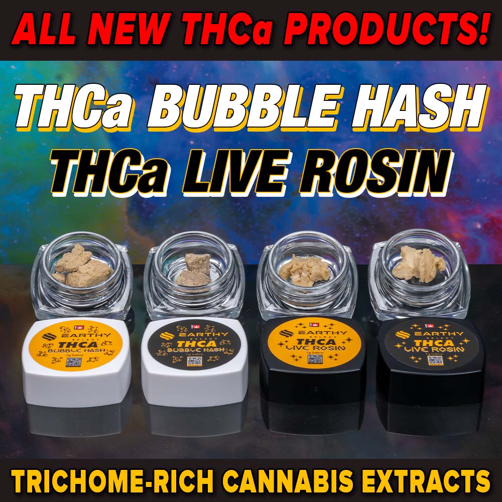 Earthy Select • THCa Bubble Hash • THCa Live Rosin