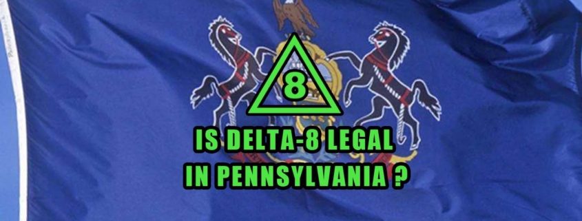 Is Delta 8 Legal in Pennsylvania flag Earthy Select logo