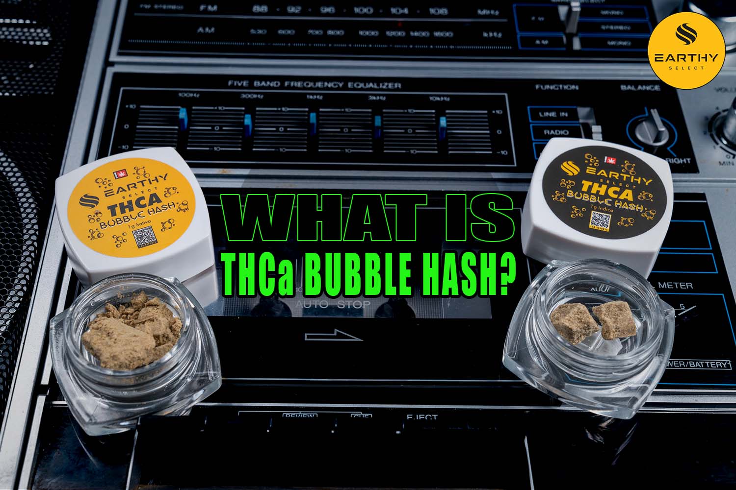 What is THCa Bubble Hash? | Earthy Select