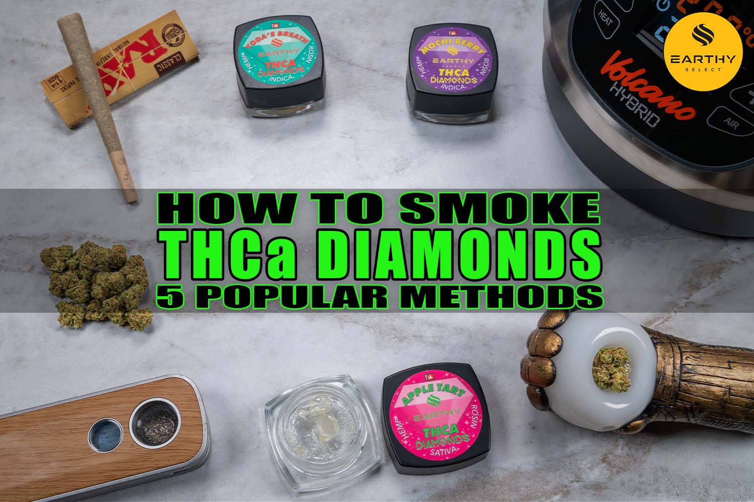How to Smoke THCa Diamonds: 5 Popular Methods | Earthy Select