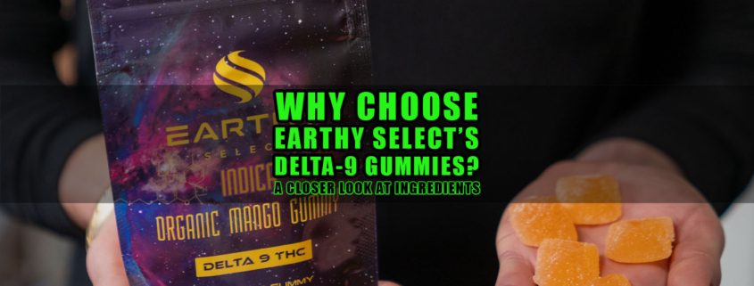 Why Choose Earthy Select’s Delta-9 Gummies? A Closer Look at Ingredients. Earthy Select 10mg Delta-9 Indica gummies