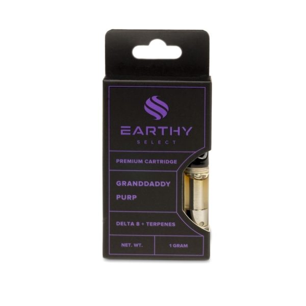 Earthy Select Delta-8 THC Vape Cartridge - Granddaddy Purp