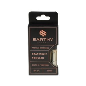 Earthy Select Delta-8 THC Vape Cartridge - Grapefruit Romulan