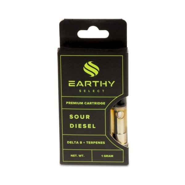 Earthy Select Delta-8 THC Vape Cartridge - Sour Diesel