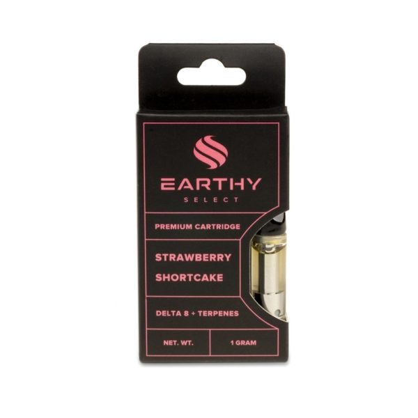 Earthy Select Delta-8 THC Vape Cartridge - Strawberry Shortcake