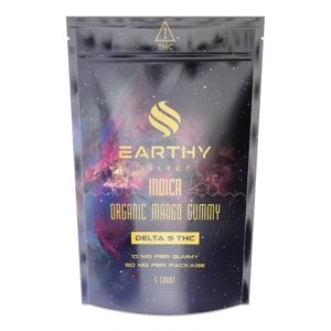 Earthy Select Organic Delta-9 Indica Mango THC Gummies