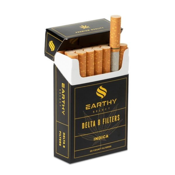 Earthy Select Delta-8 THC Indica Filters (20 Filters per Pack)