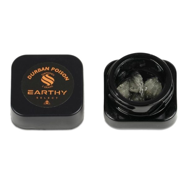 Earthy Select Delta-8 THC Diamonds: Durban Poison