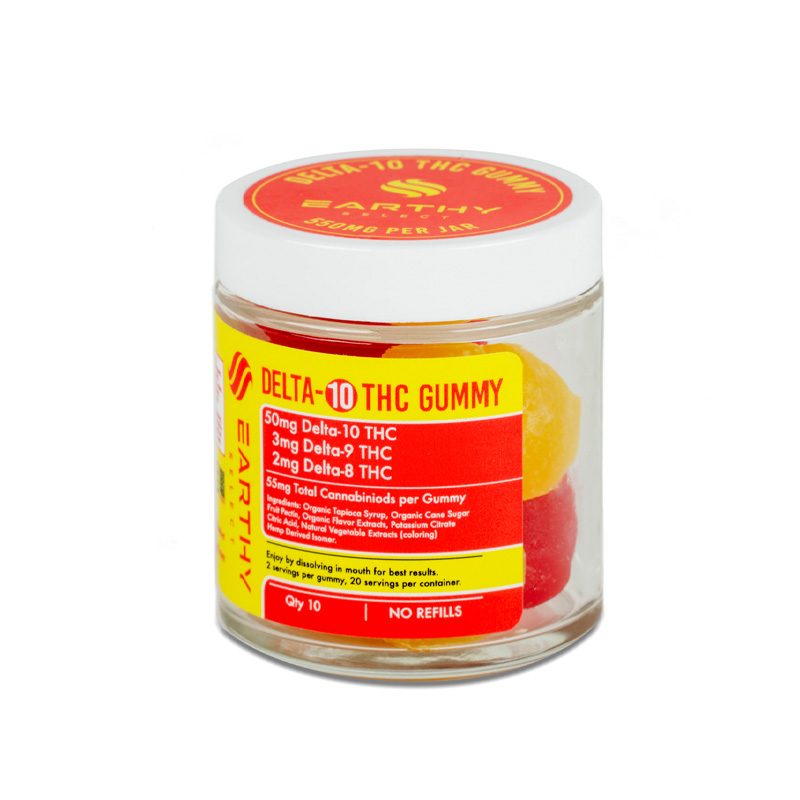 Earthy Select D-10 THC potent gummies