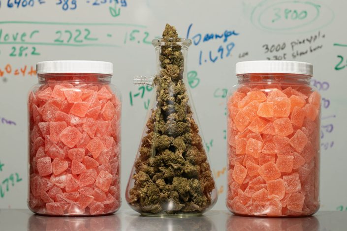 Guide to Delta-9 Hemp cannabis and THC gummies in jars