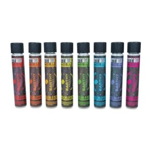 Earthy Select Delta-8 THC Pre-Rolls: Grapefruit Durban, Amnesia Haze, Saphire Star, Lemon Crush, Sunset Sherbet, Sensei Star, Blueberry Muffin, Gushers