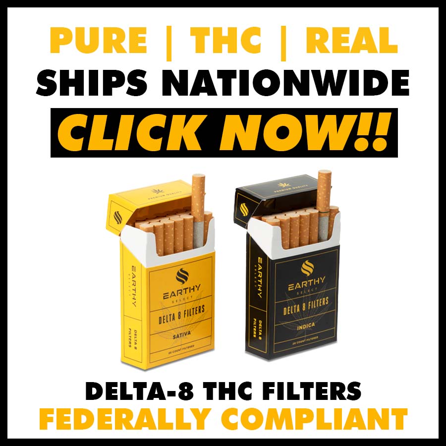 Order Earthy Select Delta-8 THC Cannabis Filters Smokes Cigarettes