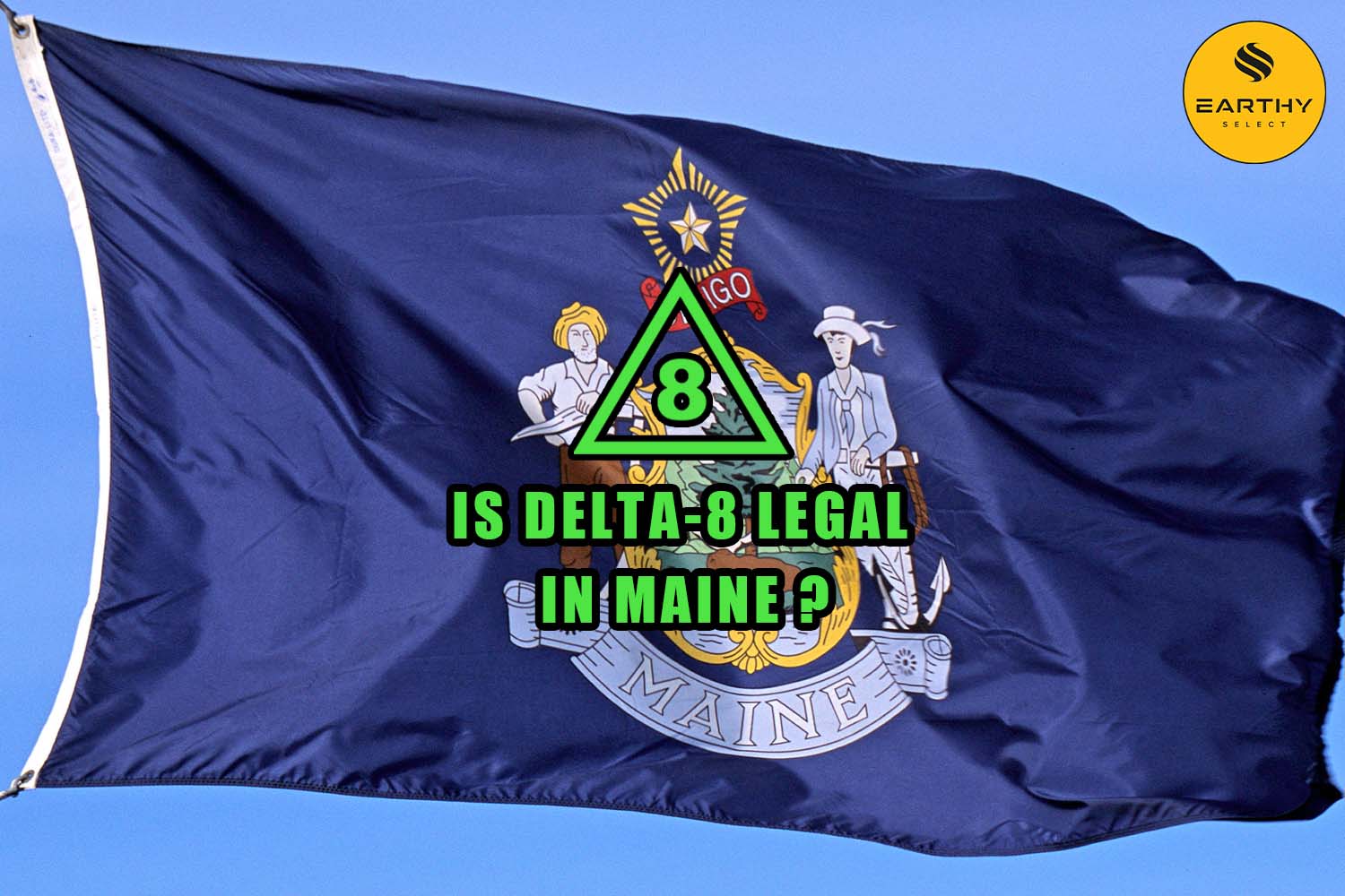 Is Delta-8 Legal in Maine flag