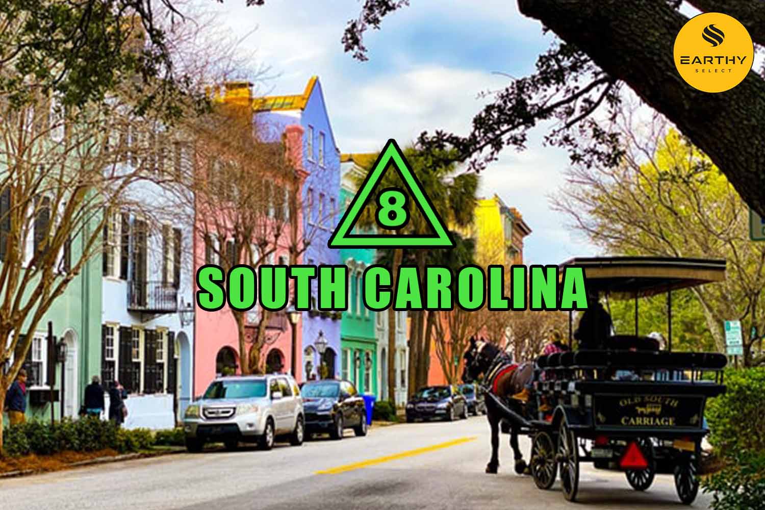 Delta 8 in South Carolina: Charleston street scene