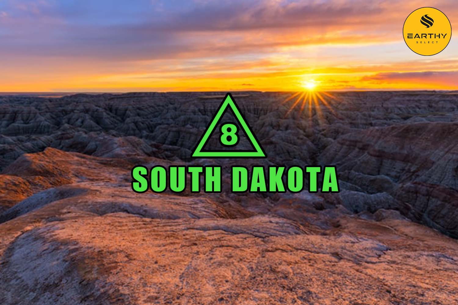 Delta 8 in South Dakota: mountain landscape