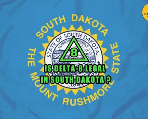 Is Delta-8 Legal in South Dakota flag, Earthy Select logo