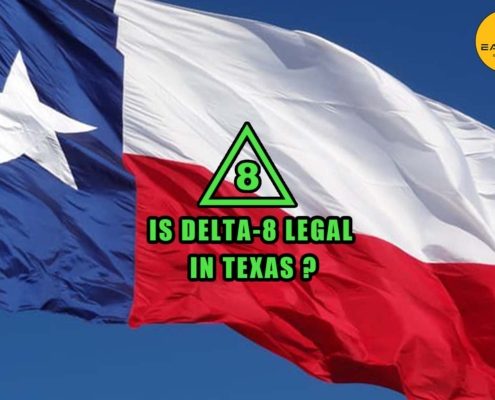 Is delta-8 legal in Texas, Texas state flag, Earthy Select logo