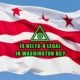 Is Delta-8 legal in Washington DC? District of Columbia flag, earthy select logo