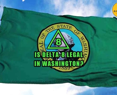 Is delta-8 legal in Washington flag and earthy select logo
