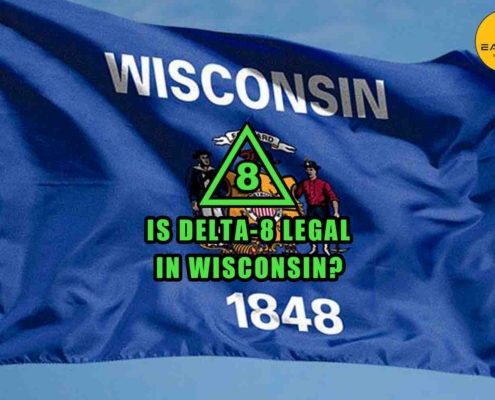 Is Delta 8 legal in Wisconsin?, Wisconsin flag, Earthy Select logo
