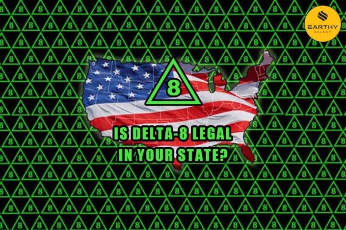 Is Delta 8 legal in your state? Earthy Select logo