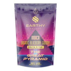 Delta-9 Indica Gummies: 50mg each (1 count)