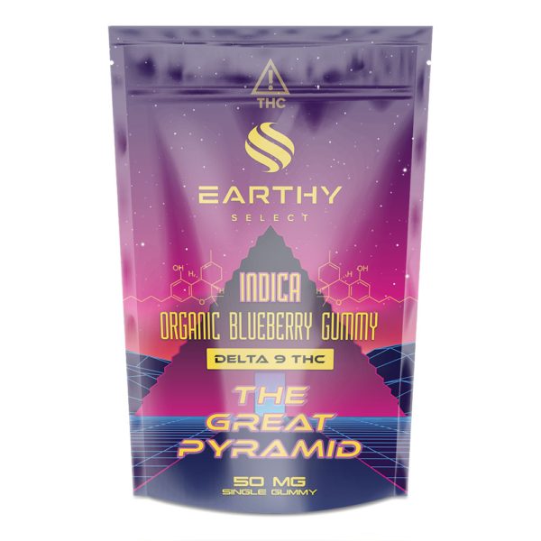 Delta-9 Indica Gummies: 50mg each (1 count)