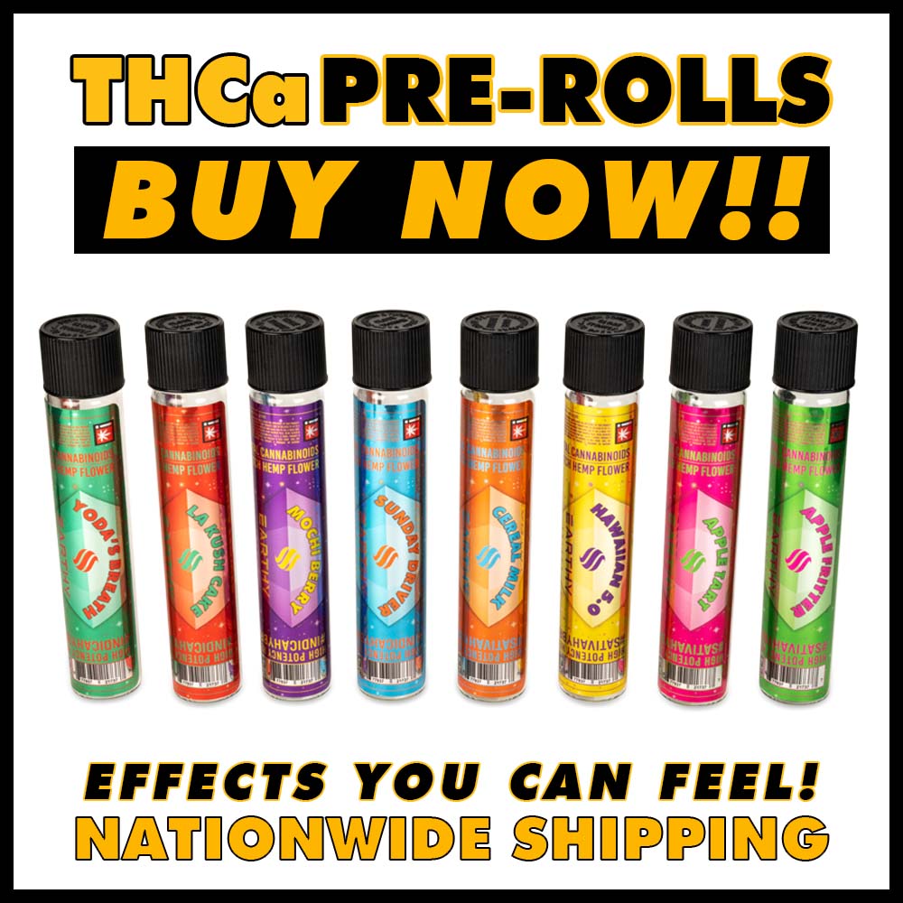 High THCa Flower Pre-Rolls from Earthy Select. 