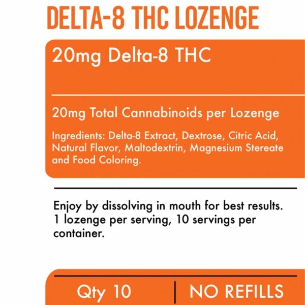 Delta-8 Lozenges Nutritional Facts