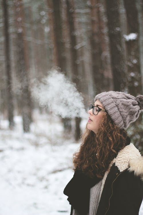 Woman Smoking THCa Bud