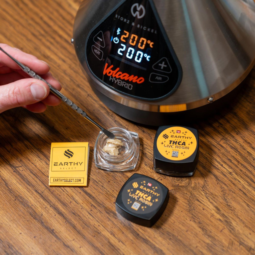 THCA Live Rosin, a clean, solventless alternative to Live Resin Carts