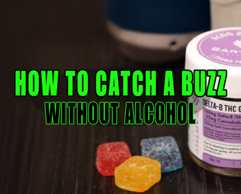 Catch a buzz without alcohol with Delta-8 THC Gummies by Earthy Select.