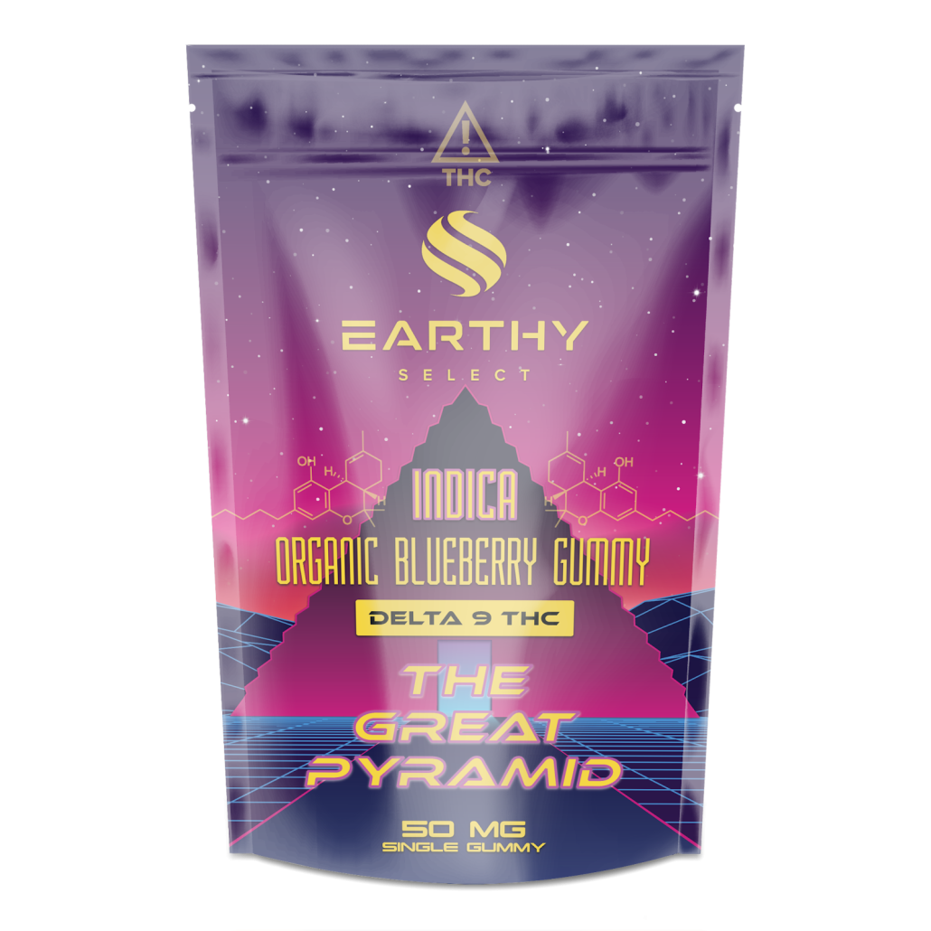 Organic Blueberry Delta-9 Gummies by Earthy Select