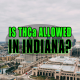 Aerial View of Downtown Indianapolis, Indiana