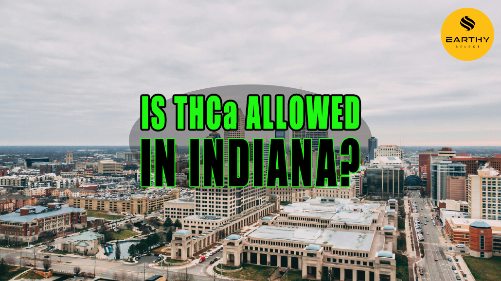 Aerial View of Downtown Indianapolis, Indiana