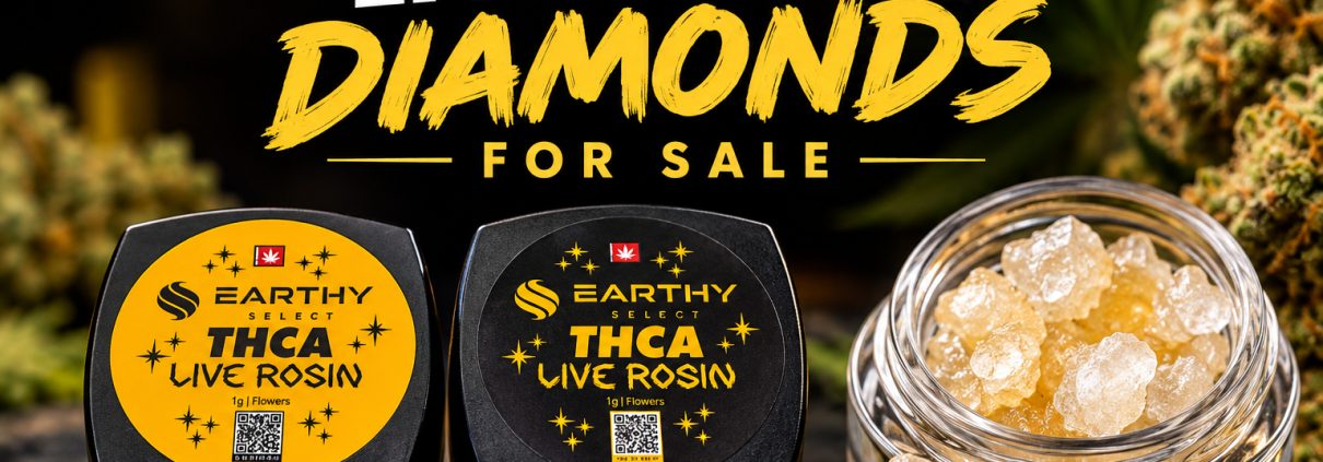 Live rosin diamonds for sale
