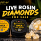 Live rosin diamonds for sale